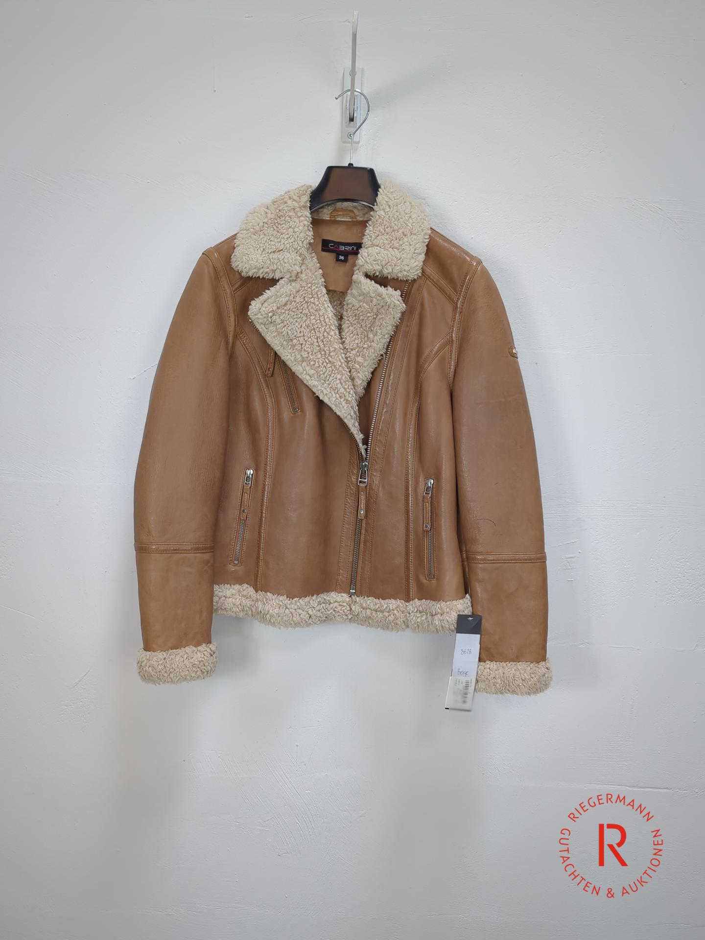 DAMEN LEDERJACKE GRÖSSE 36